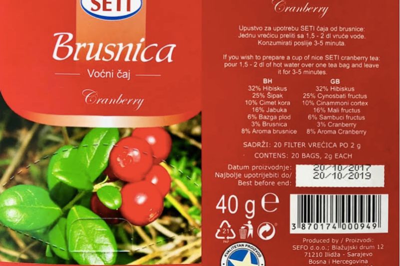 Čaj od brusnice